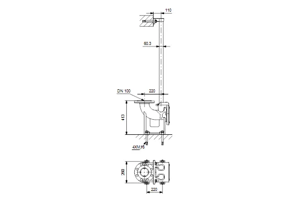 Система автоматической трубной муфты DN100/80 cpl.  | Центр водоснабжения