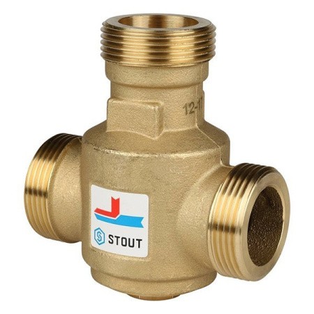 Смесительный термостатический клапан STOUT SVM-0030-325504 G11/4 НР 55С | Центр водоснабжения