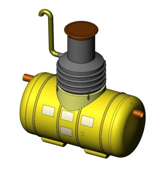 Фильтр доочистки EuroPEK CFR NS 10 DN160, усиленный корпус EuroHUK D600 H=30-35  | Центр водоснабжения