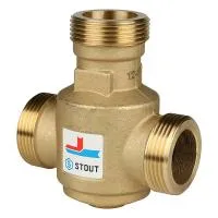 Смесительный термостатический клапан STOUT SVM-0030-325506 G11/4 НР 60С  | Центр водоснабжения