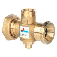 Смесительный термостатический клапан для котла STOUT SVM-0050-326006 11/2х1х11/2 60С  | Центр водоснабжения