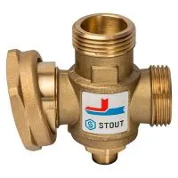 Смесительный термостатический клапан для котла STOUT SVM-0050-327007 1х1х11/2 70С  | Центр водоснабжения